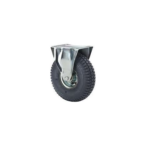RUEDA 260 FIJA NEUMATICA METAL 200K