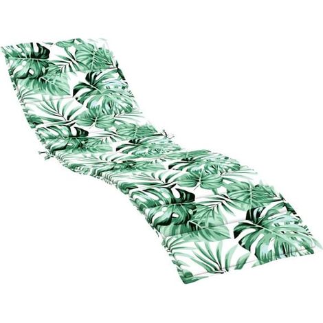 Coussin de fauteuil inclinable en tissu Oxford à motif de feuilles (1/5)