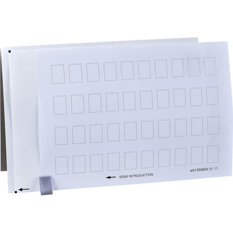 Harmony planche de 40 étiquettes 18x27 prédécoupées SCHNEIDER ZBY5100 (1/2)