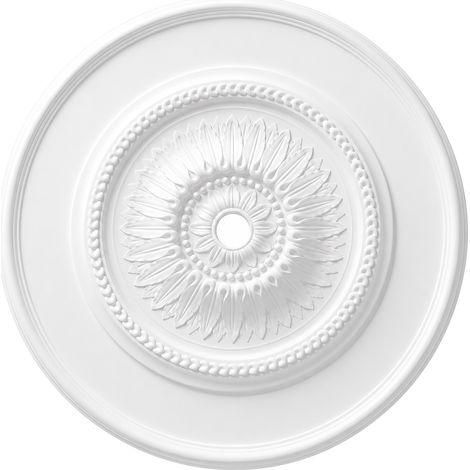 NMC – Ceiling rose R10 resin 60cm diameter – Lightweight PU for easy installation – Water resistant for kitchens and bathrooms (1/4)