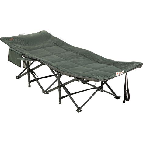 Sonnenliege, klappbar, verstellbare Rückenlehne, mit Getränkehalter, bis 120 kg, 68 x 190 x 48 cm, grau