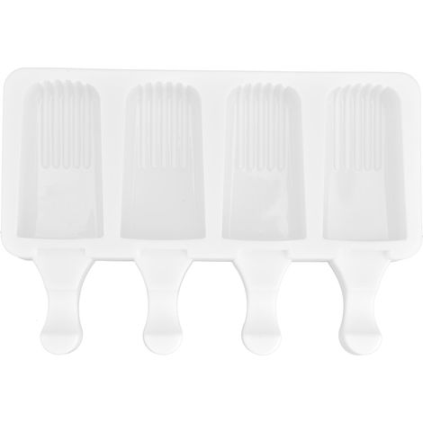 Moule à Barres Glacées en Silicone Multi Grilles Résistant à la Chaleur pour Crème Glacée DIY (4 Grilles à Franges) (1/5)