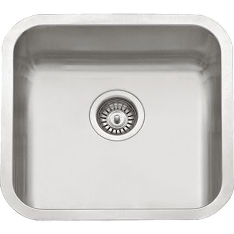 Fregadero de un seno en inox Mónaco 20 cm(alto) 50 cm(ancho) 45 cm(largo) (1/2)