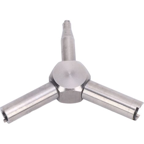 Clé multifonctionnelle pour vannes à gaz, clé triangulaire en acier inoxydable, outil de démontage de vannes (1/5)