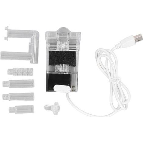 Filtre cascade ultra-silencieux – 250 L/h réglable – pour nano-aquarium ≤35 cm