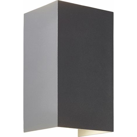 BRILLIANT Hilly LED Außenwandleuchte 2flg dunkelgrau 2x LED integriert, 8.3W LED integriert, (Lichtstrom: 390lm, Lichtfarbe: 3000K) (1/3)