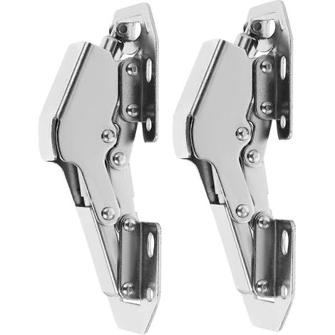 Lot de 2 charnières hydrauliques pour l'intérieur d'une armoire, adaptées à la cuisine. (1/5)