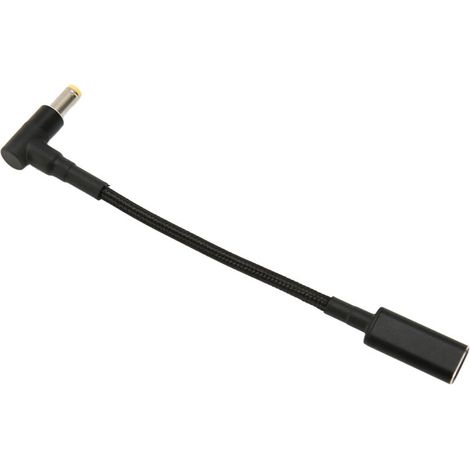100-W-USB-C-Netzteil für Laptops mit 5,5 x 1,7 mm DC-Anschluss, Schnellladegerät Typ C (1/5)