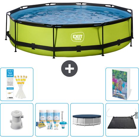 Exit Pool Rund - 360x76 cm - 7-teilig S284