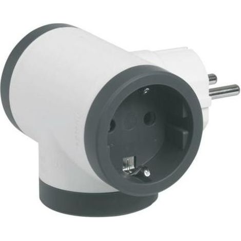 Adattatore Bticino triplo spina schuko + 3 prese schucko 16 a