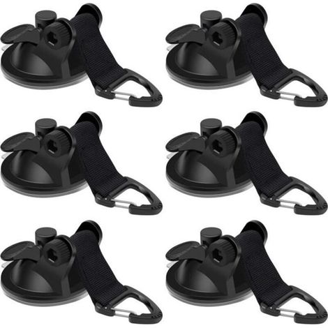 6 PièCes Ancre à Ventouse Ventouses d'ancrage Ancre à Ventouse Camping-Car pour Le Camping, Les Camping-Cars, Tente, Auvent (1/4)