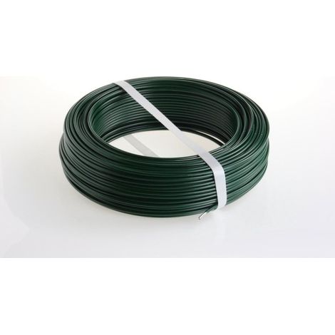 Filo plasticato verde 1,7 mm 100 m