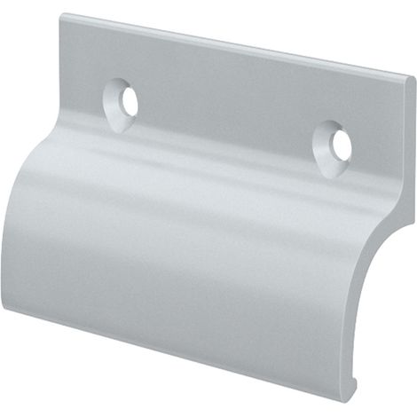 Aluminium Terrassentürgriff Balkontürgriff Ziehgriff Aluminiumgriff Türbeschlag Silber (1/2)
