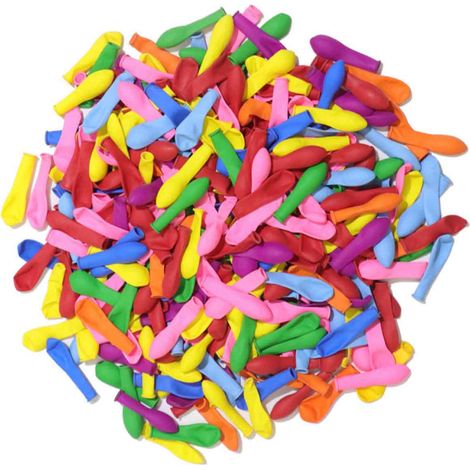 Water Balloons - 1000 Pièces - Latex Naturel Biodégradable - Système de Remplissage Rapide avec Raccord Robinet - Pour Jardin Plage Piscine - Lot (1/5)