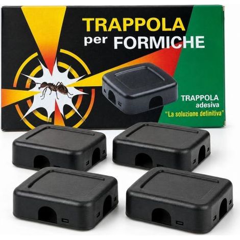 4 Trappole Adesive Formiche o Scarafaggi Da Interno Non Tossiche Per la Casa Formiche