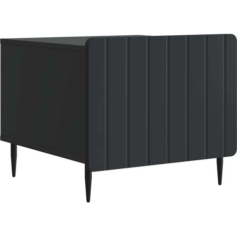 vidaXL  Coffee Table  with Drawer Black 49 x 50 x 42 cm Engineered Wood