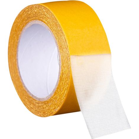 Cinta adhesiva de doble cara para césped artificial 10 m x 5 cm (rasgable a mano)