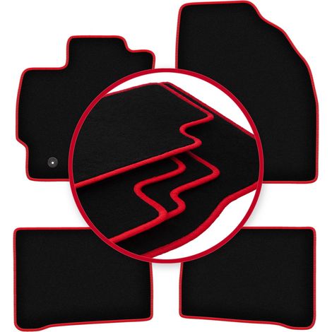 Tappetini auto CARLUX-RED per: Toyota Prius III hatchback (2009-2011) (1/5)