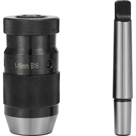 Mandrin de perçage intégré à queue MK2-B16 + 1-16mm B16 mandrin auto-serrant (1/5)