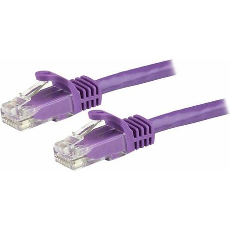 StarTech.com Cable de 1,5m Cat6 Ethernet de Red Púrpura - RJ45 sin Enganches - 24AWG
