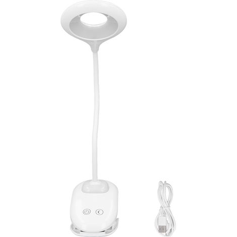 Wiederaufladbare LED-Leselampe mit USB-Anschluss, faltbar und tragbar, Touch-Bedienung, blendfrei, 360°-Buchklemme (1/5)