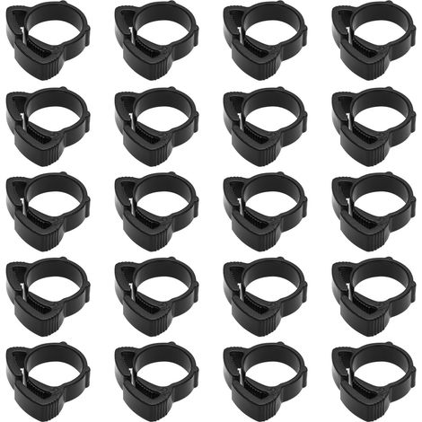 30Pcs Garden Hose Connection Tightening Buckle Irrigation System Pipe Fix Fastener Suitable for Irrigation Hydroponics Pipe or Hose 16mm (1/5)