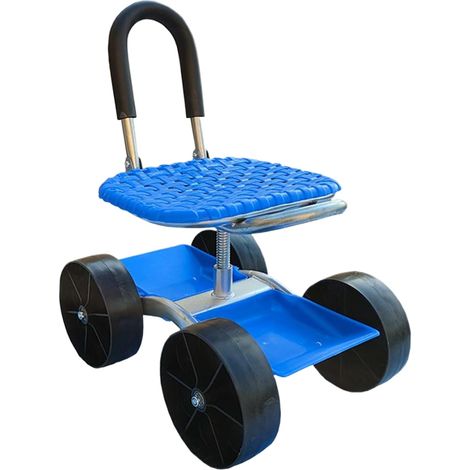 mit Rädern 360 drehbarer Rollhocker mit Ablage Robuster