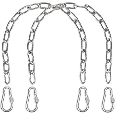 Heavy Duty Hammock Punch Bag Swing Punch Bag 2 Hanging Chair Chains 4 Carabiners (1/4)