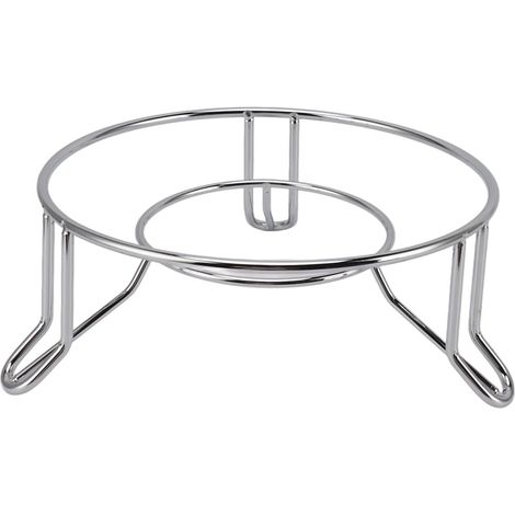 Dessous De Plat en Acier Inoxydable, Support De Plaque Chauffante Rond, Coussin De Repos De Casserole D'isolation Thermique pour Cuisine, Table à Manger, Tapis De Support De Casserole (1/5)
