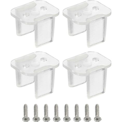 Pack of 30 LED Neon Mounting Clips for 8 mm Silicone LED Neon Strip Light, Transparent (1/5)