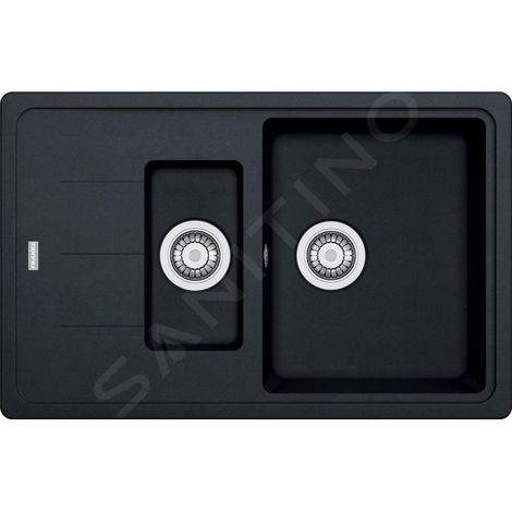Franke Basis - Évier en fragranit BFG 651-78, 780x500 mm, onyx 114.0285.215 (1/4)