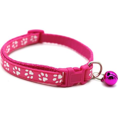Collier anti-puces ajustable pour chiens, chats et lapins - Protection et sécurité optimales - Rouge (1/5)