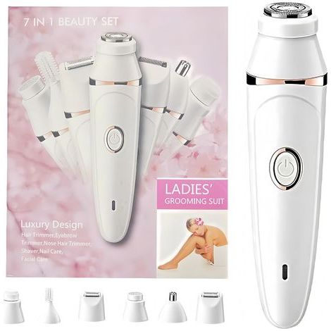 Pluxy Epil Pro 3.0 - Épilateur pour femmes, épilation du visage, épilateur corporel 7 en 1 indolore-AquaForge (1/5)