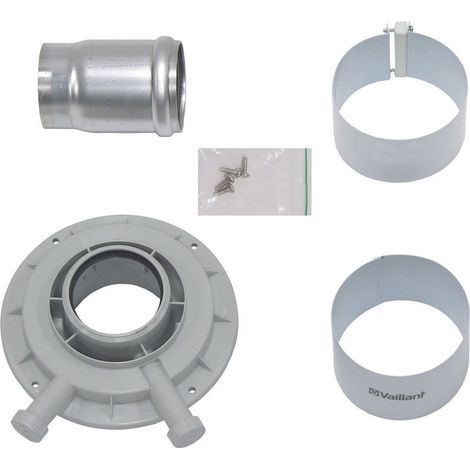 Vaillant Pieza de conexión del aparato, condensación, para sistema de conductos de aire/humos 63/96 mm, 303913