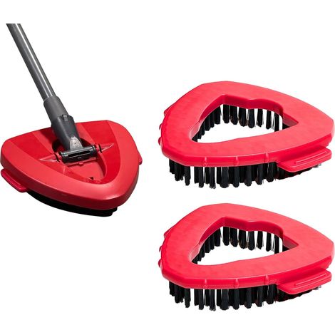 Lot de 2 têtes de Rechange rotatives pour EasyWring - Brosse de Nettoyage pour lavabo, carrelage, Salle de Bain (1/5)