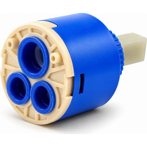 2 Cartucce Ricambio Miscelatore 40 mm Ceramica Universale Rubinetto 52986