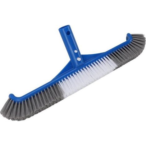 Brosse Piscine Nylon Haute Densité Anti-Rayures - 45° Manche Aluminium - Usage Domestique/Hôtel (1/4)