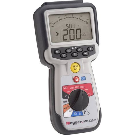 Megger MIT420/2 Misuratore di isolamento 50 V, 100 V, 250 V, 500 V, 1000 V 200 GΩ