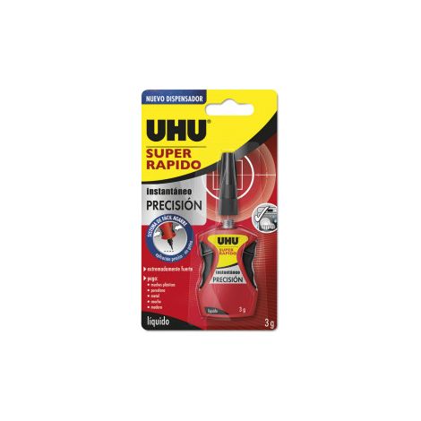 Adhesivo Instantáneo UHU Super Rápido - Precisión Líquido 3g 36566