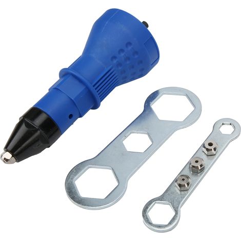 Adaptateur pour perceuse à rivets, kit de connecteurs pour tête de riveteuse, accessoires pour outils électriques (1/5)