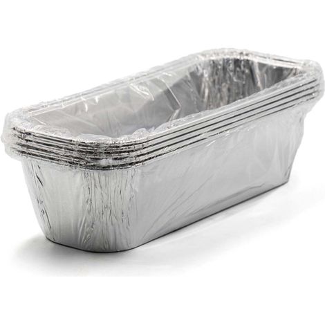 Moules en aluminium 207 x 84 x 52 mm, 600 ml, lot de 5/80 (1/5)