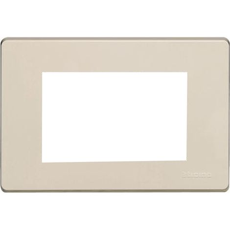 Bticino magic placca 3 posti in resina colore avorio 503/3a/r
