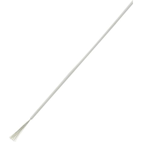 TRU COMPONENTS 1570576 Litze LiY 1 x 0.14 mm² Weiß 25 m
