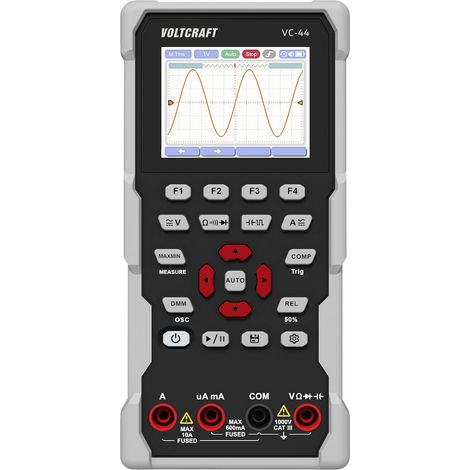 VOLTCRAFT VC-44 Hand-Multimeter und 1 Kanal Oszilloskop digital  CAT III 1000 V Anzeige (Counts): 20