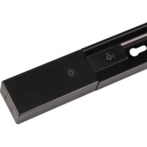 Binario monofase nero 2 m in alluminio Polux 321817 (1/5)