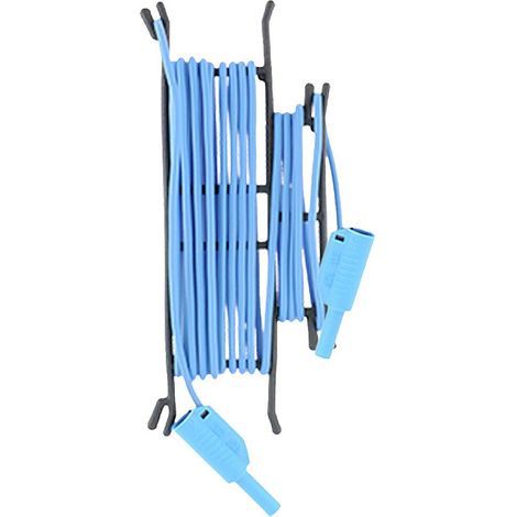 Metrel A 1526 Puntali di sicurezza Spina a banana 4 mm Spina a banana 4 mm 5 m Blu 1 pz.
