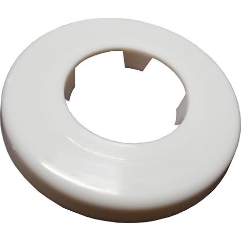 Weiße Rosette 40 mm (1/2)