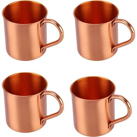 Taza de cóctel 4X Sports Products con asa recta de cobre puro.