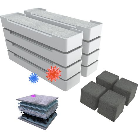 Fontaine à eau pour chat et chien avec filtre multicouche, abreuvoir automatique silencieux pour animaux de compagnie, capacité optimisée pour une eau propre et fraîche (1/5)