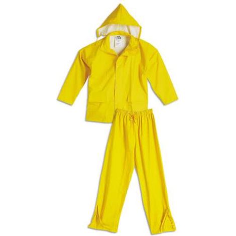 Ensemble veste et pantalon de travail impermA able XXL jaune